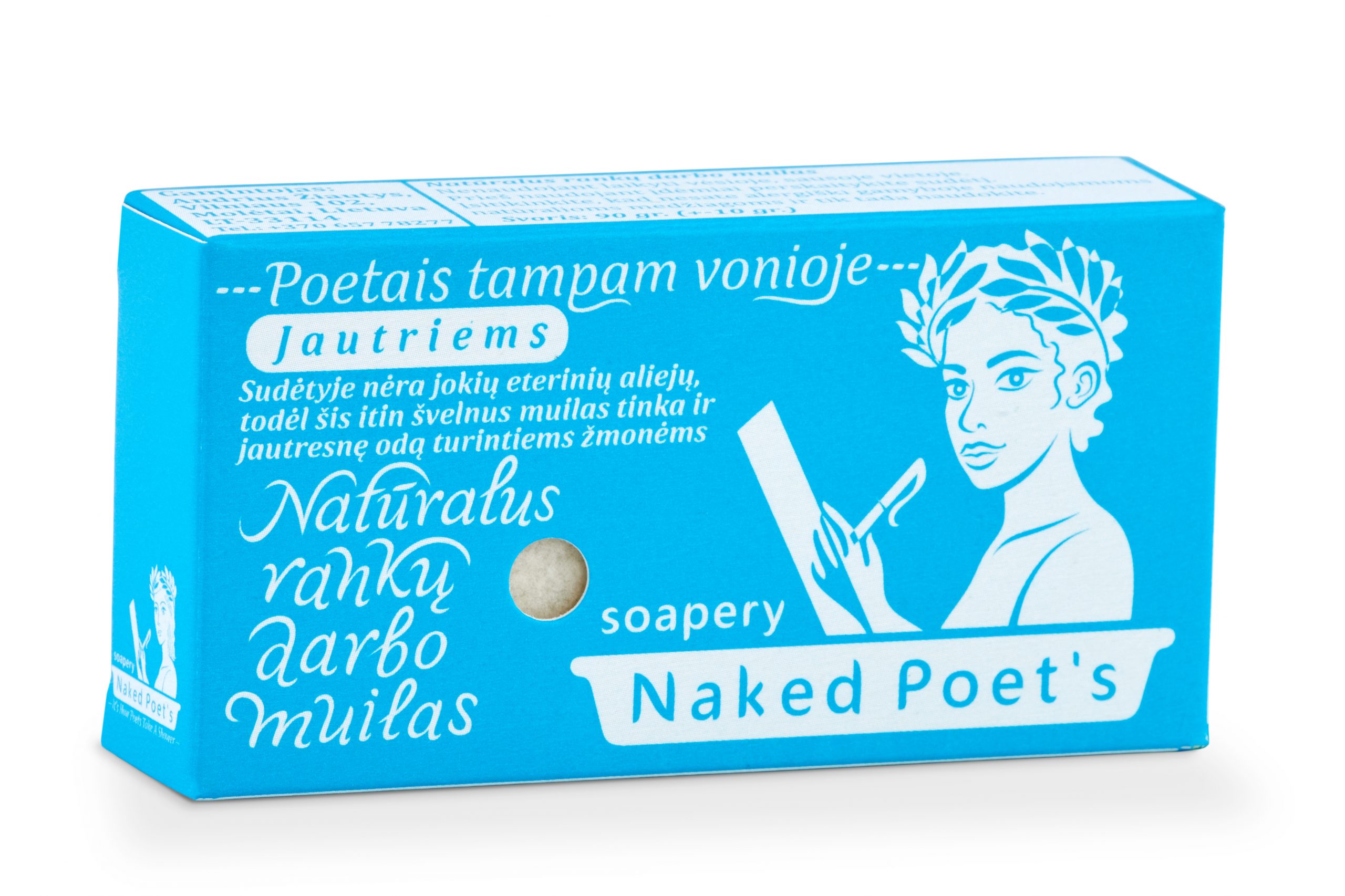 Natūralus rankų darbo muilas Jautriems